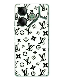 Чехол для TECNO Pova 7 с картинкой «Монохромный хаос LV»