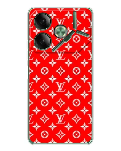 Чехол для TECNO Pova 7 с картинкой «Яркий паттерн LV»