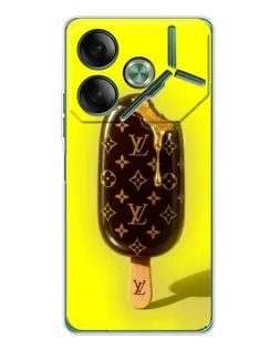 Чехол для TECNO Pova 7 с картинкой «Мороженое от LV»