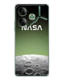 Чехол для TECNO Pova 7 с картинкой «NASA — лунный градиент» Чехол для TECNO Pova 7 с картинкой «NASA — лунный градиент»