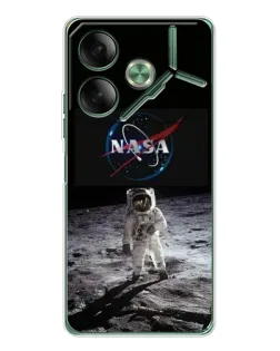 Чехол для TECNO Pova 7 с картинкой «Астронавт на Луне» Чехол для TECNO Pova 7 с картинкой «Астронавт на Луне»