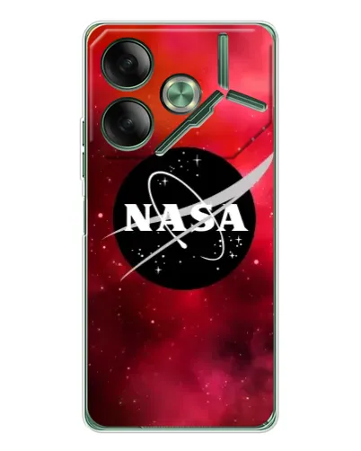 Чехол для TECNO Pova 7 с картинкой «NASA — красная туманность» Чехол для TECNO Pova 7 с картинкой «NASA — красная туманность»