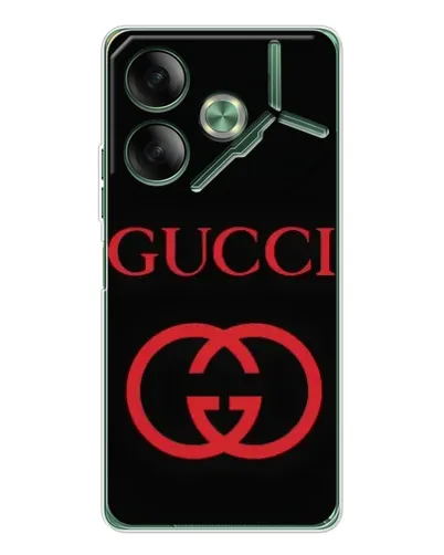 Чехол для TECNO Pova 7 с картинкой «Gucci — красный логотип» Чехол для TECNO Pova 7 с картинкой «Gucci — красный логотип»