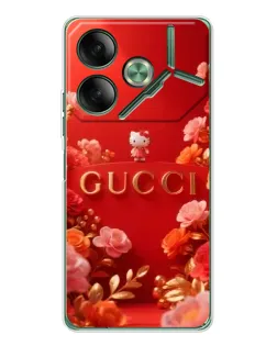 Чохол для TECNO Pova 7 з картинкою «Gucci — золотий сад» Чохол для TECNO Pova 7 з картинкою «Gucci — золотий сад»