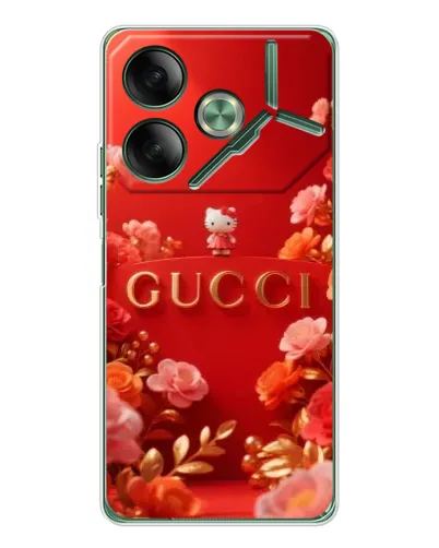 Чехол для TECNO Pova 7 с картинкой «Gucci — золотой сад» Чехол для TECNO Pova 7 с картинкой «Gucci — золотой сад»