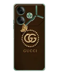Чохол для TECNO Pova 7 з картинкою «Gucci — золотий метелик» Чохол для TECNO Pova 7 з картинкою «Gucci — золотий метелик»