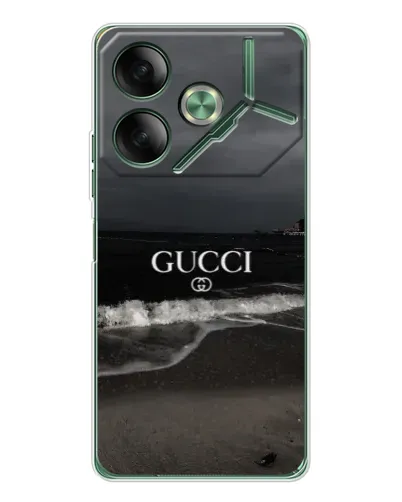 Чехол для TECNO Pova 7 с картинкой «Gucci — морской прибой» Чехол для TECNO Pova 7 с картинкой «Gucci — морской прибой»