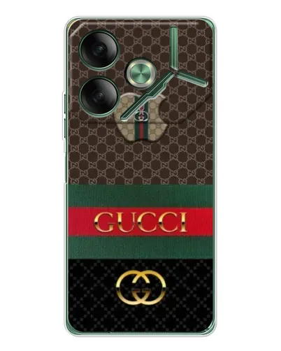 Чехол для TECNO Pova 7 с картинкой «Gucci — брендированный десерт» Чехол для TECNO Pova 7 с картинкой «Gucci — брендированный десерт»