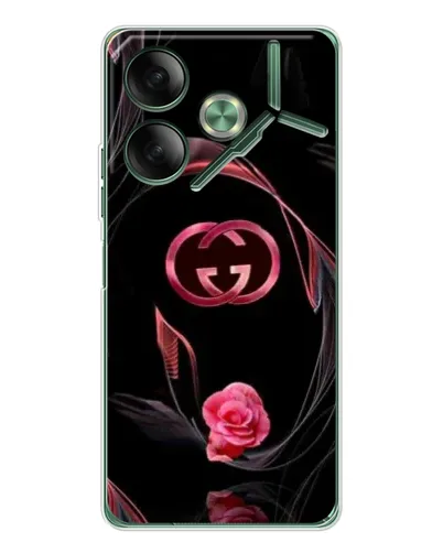 Чехол для TECNO Pova 7 с картинкой «Gucci — неоновая роза» Чехол для TECNO Pova 7 с картинкой «Gucci — неоновая роза»