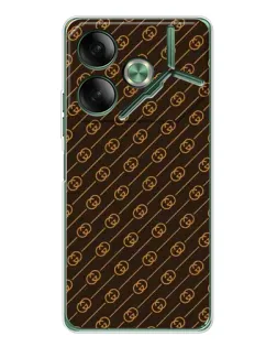 Чохол для TECNO Pova 7 з картинкою «Gucci — золоті діагоналі» Чохол для TECNO Pova 7 з картинкою «Gucci — золоті діагоналі»