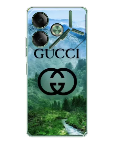 Чехол для TECNO Pova 7 с картинкой «Gucci — горный пейзаж» Чехол для TECNO Pova 7 с картинкой «Gucci — горный пейзаж»