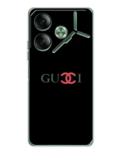 Чохол для TECNO Pova 7 з картинкою «Gucci — червоний градієнт» Чохол для TECNO Pova 7 з картинкою «Gucci — червоний градієнт»