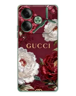 Чохол для TECNO Pova 7 з картинкою «Gucci — бордові троянди» Чохол для TECNO Pova 7 з картинкою «Gucci — бордові троянди»
