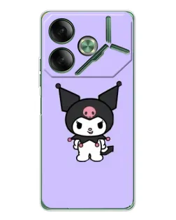 Чохол для TECNO Pova 7 з картинкою «Kuromi — ніжний фіолетовий»