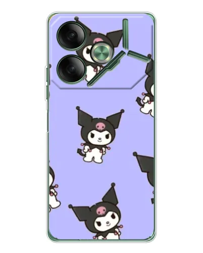 Чохол для TECNO Pova 7 з картинкою «Паттерн з Kuromi»