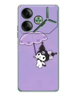 Чохол для TECNO Pova 7 з картинкою «Kuromi з парасолькою»