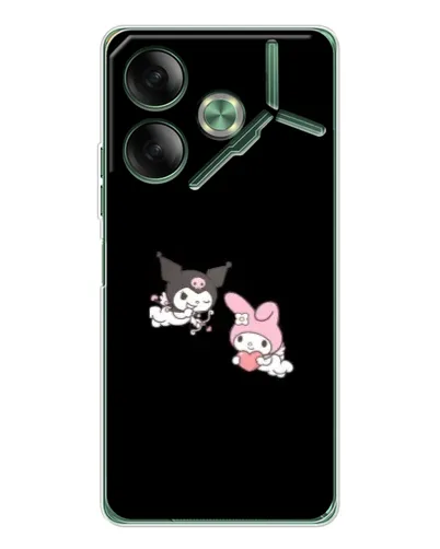 Чохол для TECNO Pova 7 з картинкою «My Melody та Kuromi»