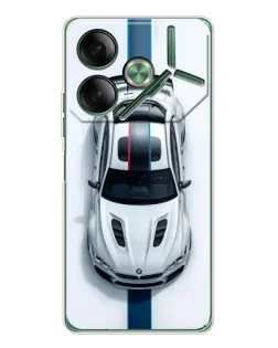 Чохол для TECNO Pova 7 з картинкою «Вид зверху — BMW M»