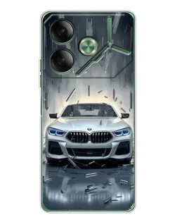 Чохол для TECNO Pova 7 з картинкою «BMW у світлі фар»
