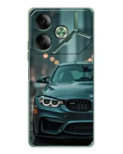 Чохол для TECNO Pova 7 з картинкою «BMW у вогнях міста»