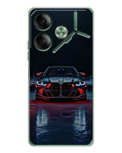 Чохол для TECNO Pova 7 з картинкою «BMW на мокрій дорозі»