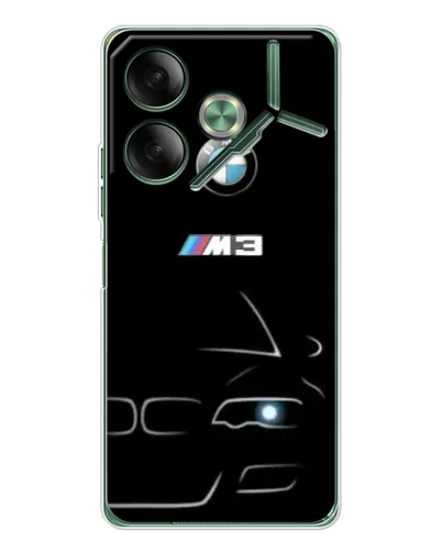Чохол для TECNO Pova 7 з картинкою «Мінімалістичний принт BMW M3»