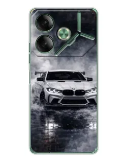Чохол для TECNO Pova 7 з картинкою «BMW крізь туман»