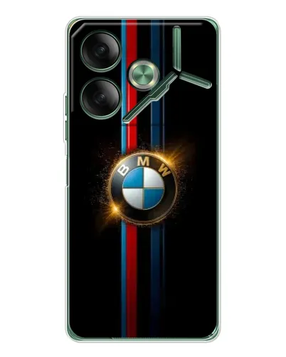 Чохол для TECNO Pova 7 з картинкою «BMW M-Power неон»
