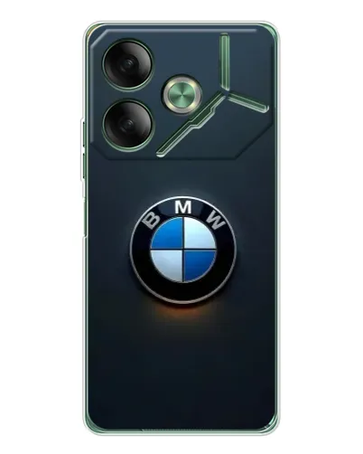 Чохол для TECNO Pova 7 з картинкою «Логотип BMW — мінімалізм»