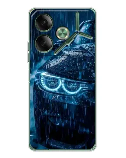 Чохол для TECNO Pova 7 з картинкою «BMW під дощем»