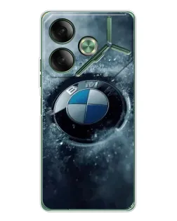 Чохол для TECNO Pova 7 з картинкою «Логотип BMW — лід»