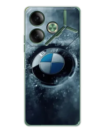 Чехол для TECNO Pova 7 с картинкой «Логотип BMW — лед» Чехол для TECNO Pova 7 с картинкой «Логотип BMW — лед»