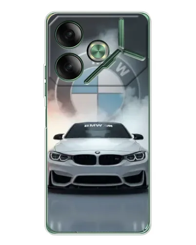 Чехол для TECNO Pova 7 с картинкой «BMW в белом дыму» Чехол для TECNO Pova 7 с картинкой «BMW в белом дыму»