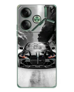 Чохол для TECNO Pova 7 з картинкою «BMW — акварельний дрифт»