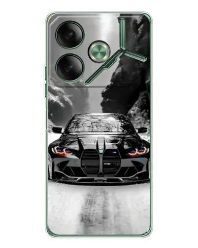 Чехол для TECNO Pova 7 с картинкой «BMW — акварельный дрифт» Чехол для TECNO Pova 7 с картинкой «BMW — акварельный дрифт»