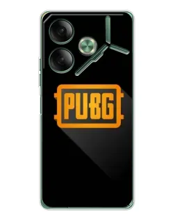 Чохол для TECNO Pova 7 з картинкою «PUBG — рамка лого»