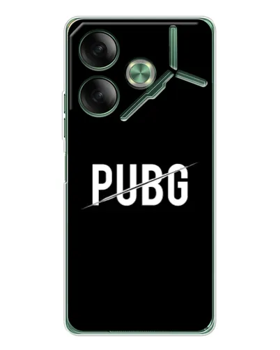 Чохол для TECNO Pova 7 з картинкою «PUBG — білий логотип» Чохол для TECNO Pova 7 з картинкою «PUBG — білий логотип»