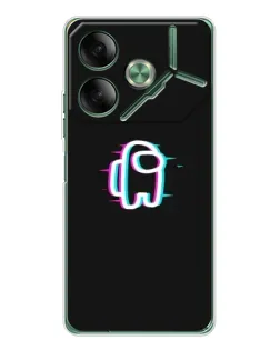 Чохол для TECNO Pova 7 з картинкою «Among Us неон»