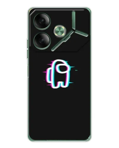 Чохол для TECNO Pova 7 з картинкою «Among Us неон» Чохол для TECNO Pova 7 з картинкою «Among Us неон»