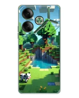Чохол для TECNO Pova 7 з картинкою «Minecraft літній день» Чохол для TECNO Pova 7 з картинкою «Minecraft літній день»