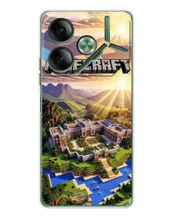 Чохол для TECNO Pova 7 з картинкою «Minecraft панорама» Чохол для TECNO Pova 7 з картинкою «Minecraft панорама»