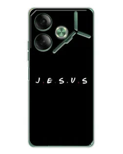 Чехол для TECNO Pova 7 с картинкой «Точки веры J.E.S.U.S.»