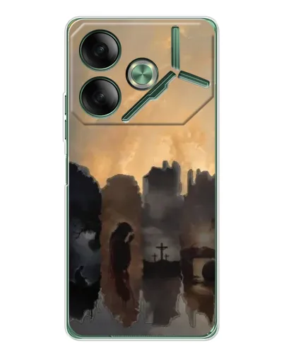Чехол для TECNO Pova 7 с картинкой «Дорога к вере»