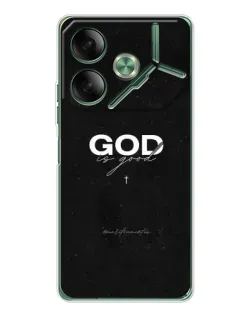Чехол для TECNO Pova 7 с картинкой «GOD — Бог над всем»