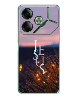Чехол для TECNO Pova 7 с картинкой «Свет Божий ночью»