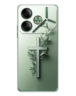 Чехол для TECNO Pova 7 с картинкой «Оливковая ветвь»