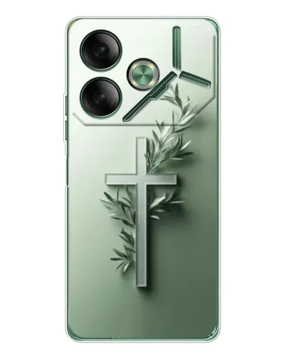 Чохол для TECNO Pova 7 з картинкою «Оливкова гілка» Чохол для TECNO Pova 7 з картинкою «Оливкова гілка»