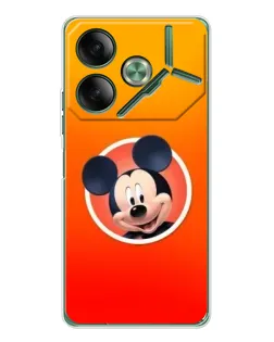 Чехол для TECNO Pova 7 с картинкой «Mickey в круге»