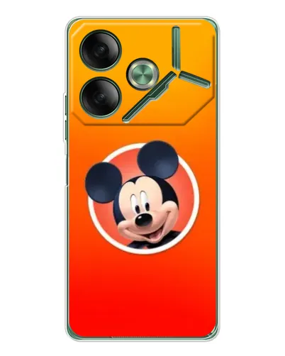 Чехол для TECNO Pova 7 с картинкой «Mickey в круге» Чехол для TECNO Pova 7 с картинкой «Mickey в круге»