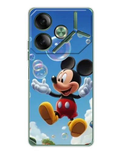 Чехол для TECNO Pova 7 с картинкой «Mickey и мыльные пузыри» Чехол для TECNO Pova 7 с картинкой «Mickey и мыльные пузыри»